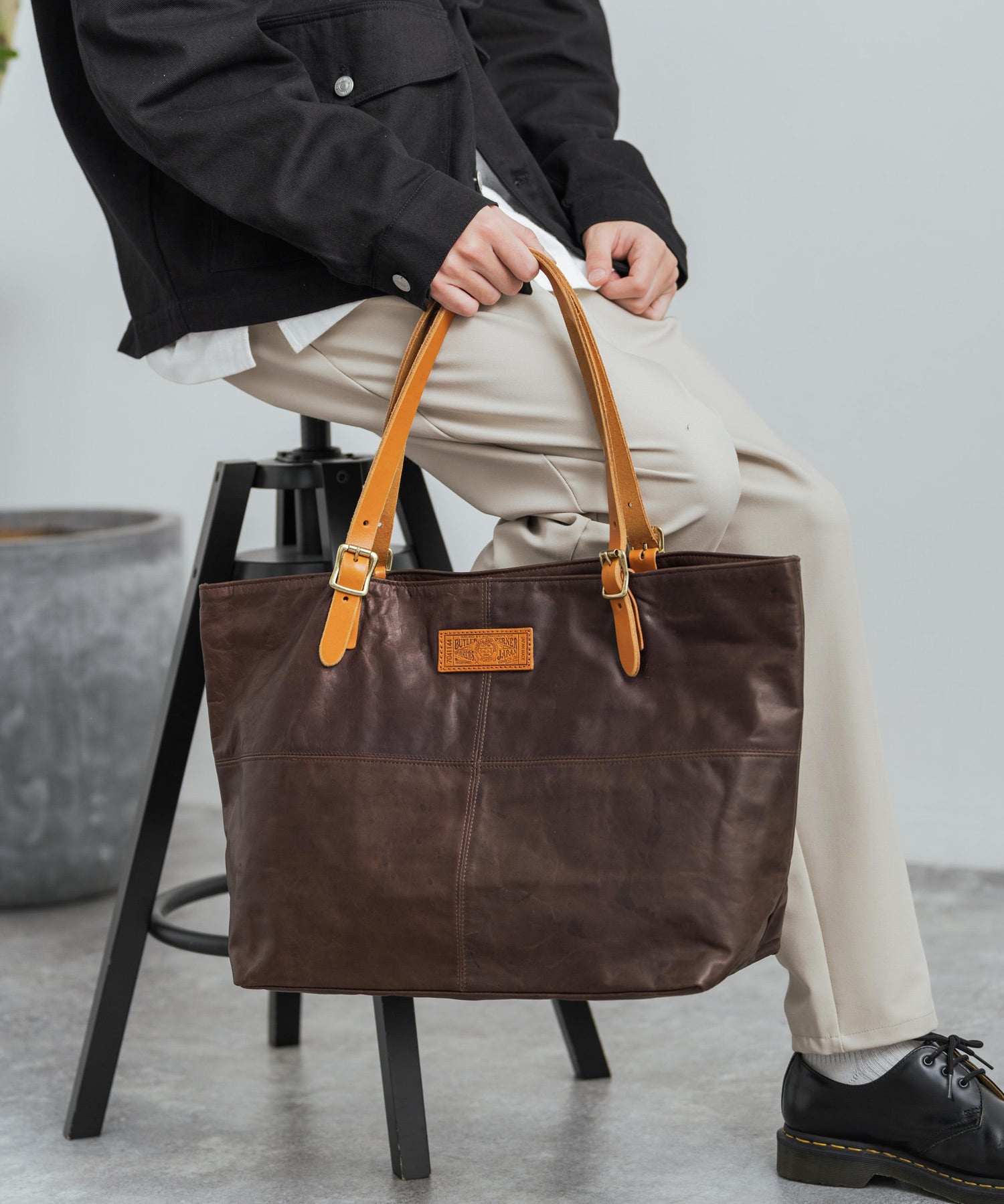 Butler Verner Sails バトラーバーナーセイルズ 日本製 国産 ポニープルアップビッグトート JA-1387-2 12317