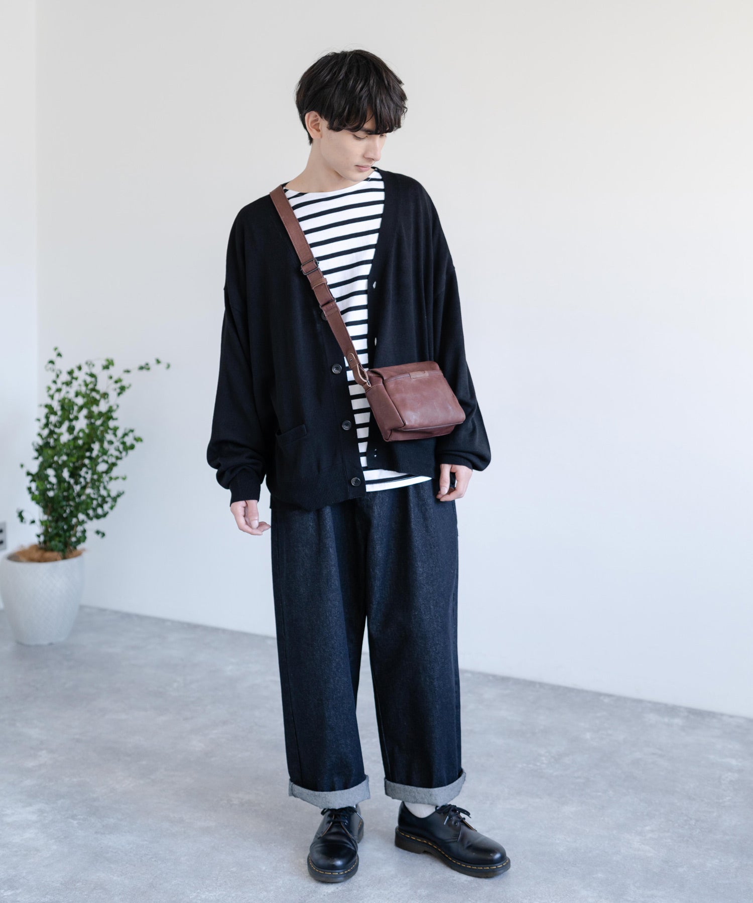 Butler Verner Sails バトラーバーナーセイルズ 日本製 国産フラップボックス馬革ショルダーバッグ JA-2597 11477