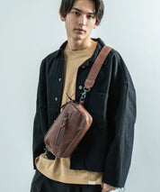 Butler Verner Sails バトラーバーナーセイルズ 日本製 国産 馬革スクエアジップショルダー JA-2427 9453