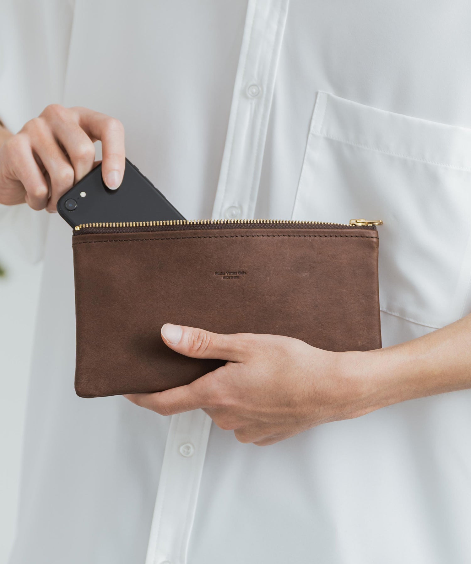 Butler Verner Sails バトラーバーナーセイルズ 日本製 国産 馬革バンクポーチ JW-2552 12334