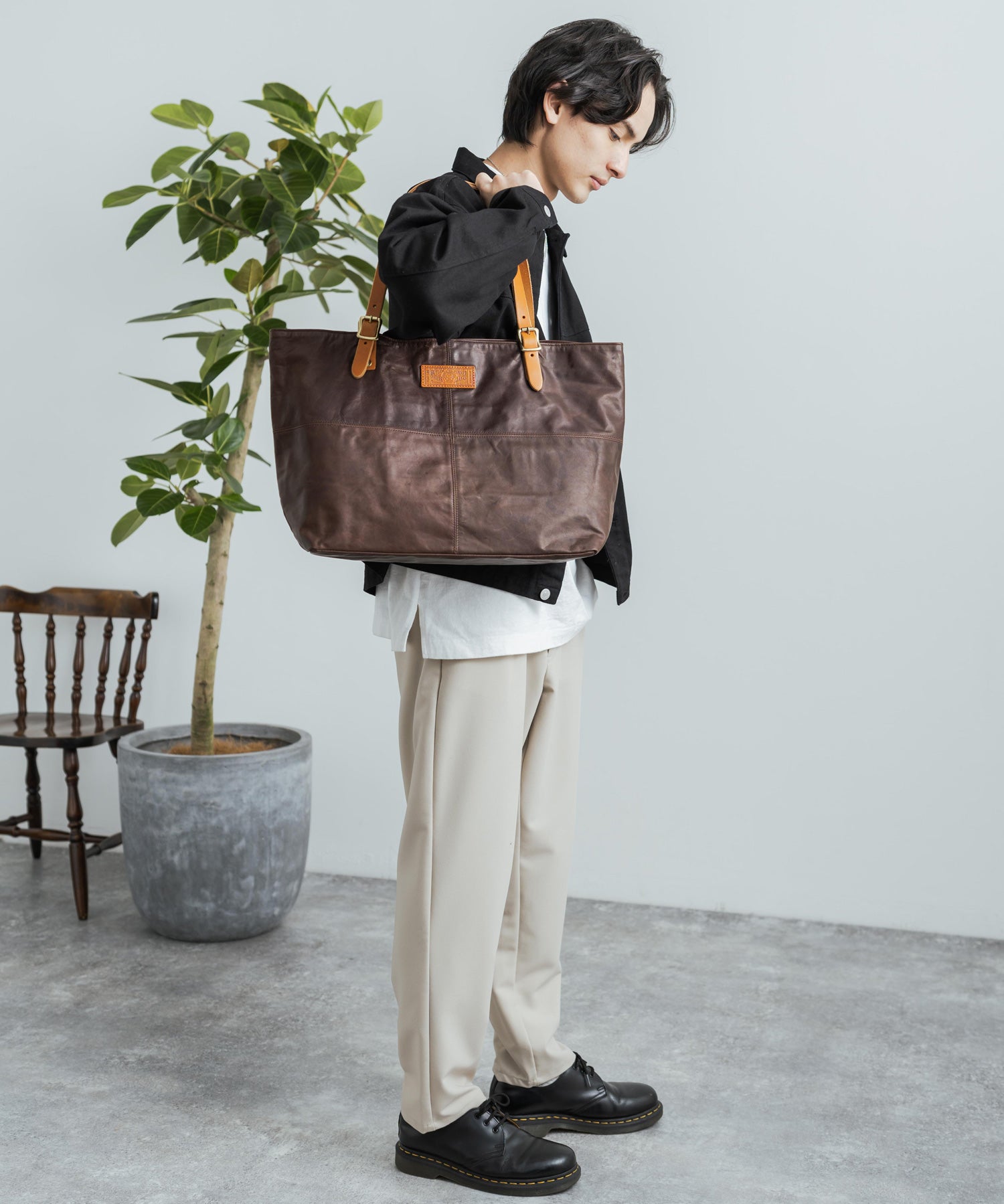 Butler Verner Sails バトラーバーナーセイルズ 日本製 国産 ポニープルアップビッグトート JA-1387-2 12317