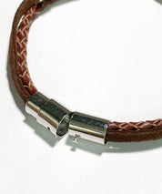 プレート リング チャーム 本革ブレスレット 9569