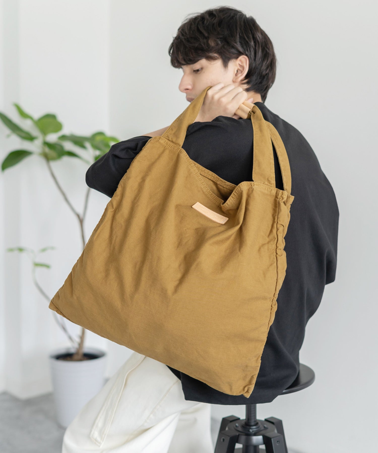 Butler Verner Sails バトラーバーナーセイルズ 日本製 国産 反応染めムラ糸キャンバスビッグトート JA-2050-2 11032