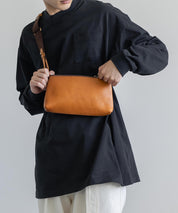 Butler Verner Sails バトラーバーナーセイルズ 日本製 国産ヌメ革レザー捻りシャックルミニショルダーバッグ JA-1713-2 4064