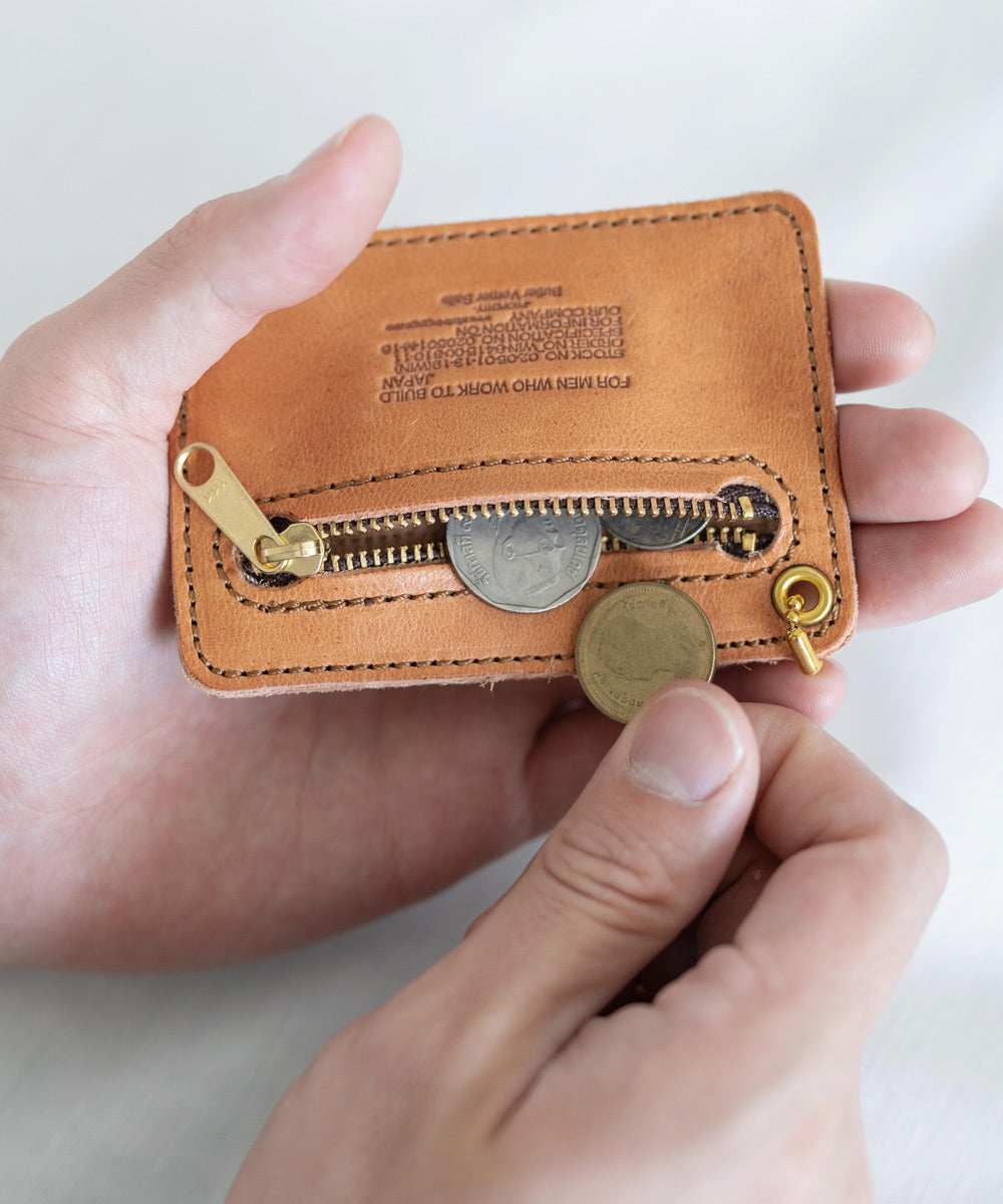 Butler Verner Sails バトラーバーナーセイルズ 日本製 ZIP付馬革パスケース JA-1182　11041