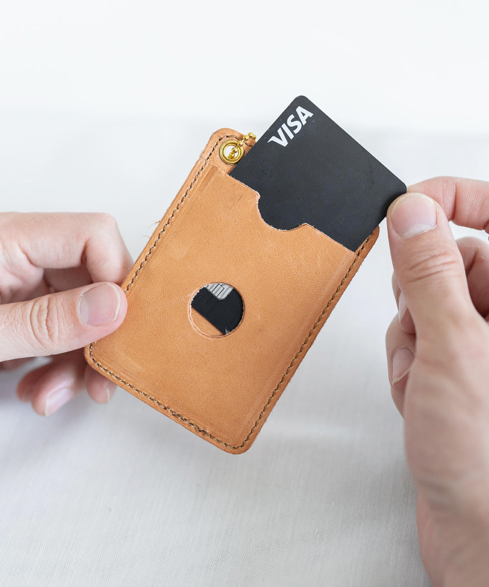 Butler Verner Sails バトラーバーナーセイルズ 日本製 ZIP付馬革パスケース JA-1182　11041