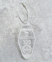日本製 アクリルホテルキーリング ACRYLIC HOTEL KEY HOLDER(325) AW-1298-2 1938