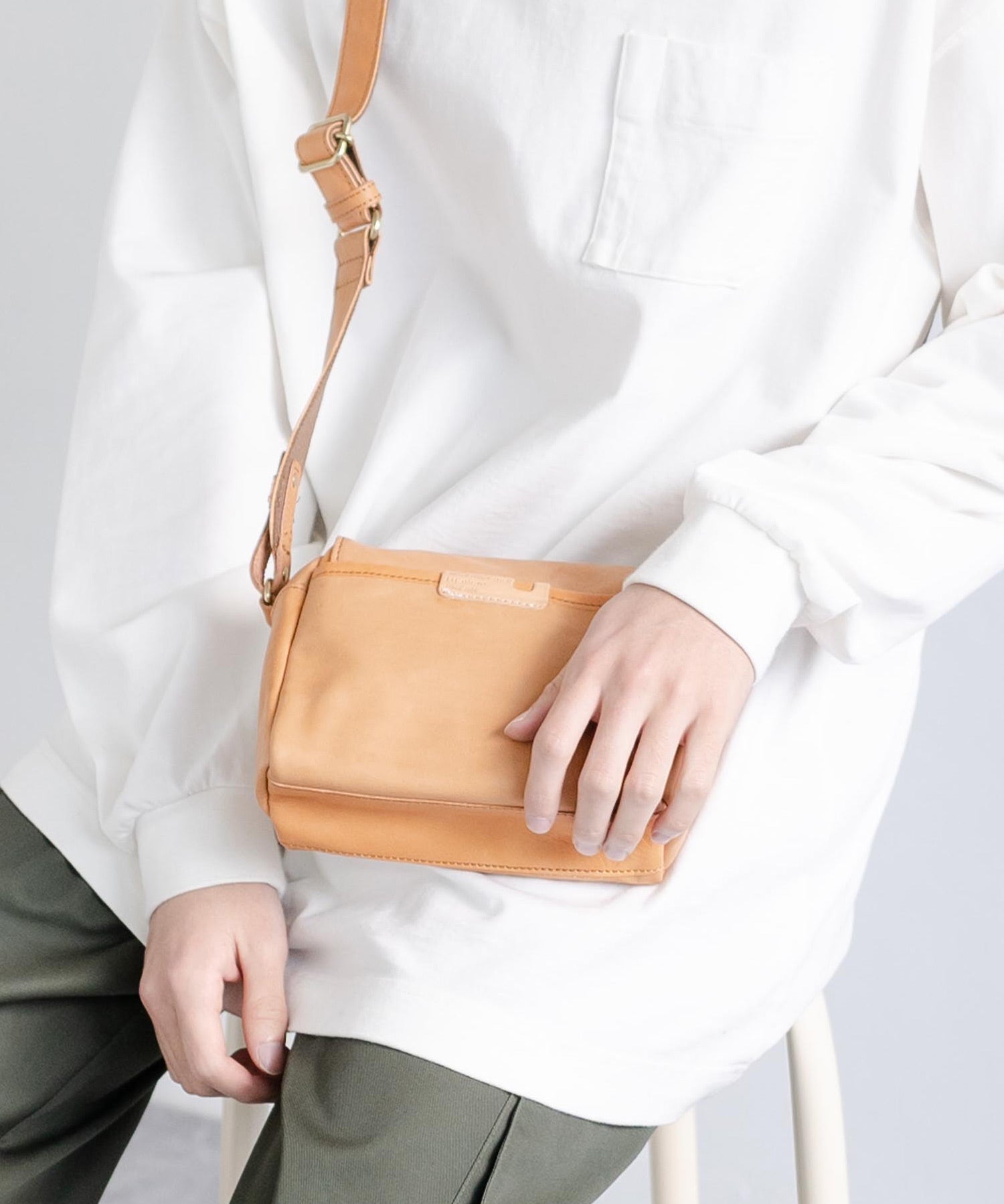 Butler Verner Sails バトラーバーナーセイルズ 日本製 国産フラップボックス馬革ショルダーバッグ JA-2597 11477