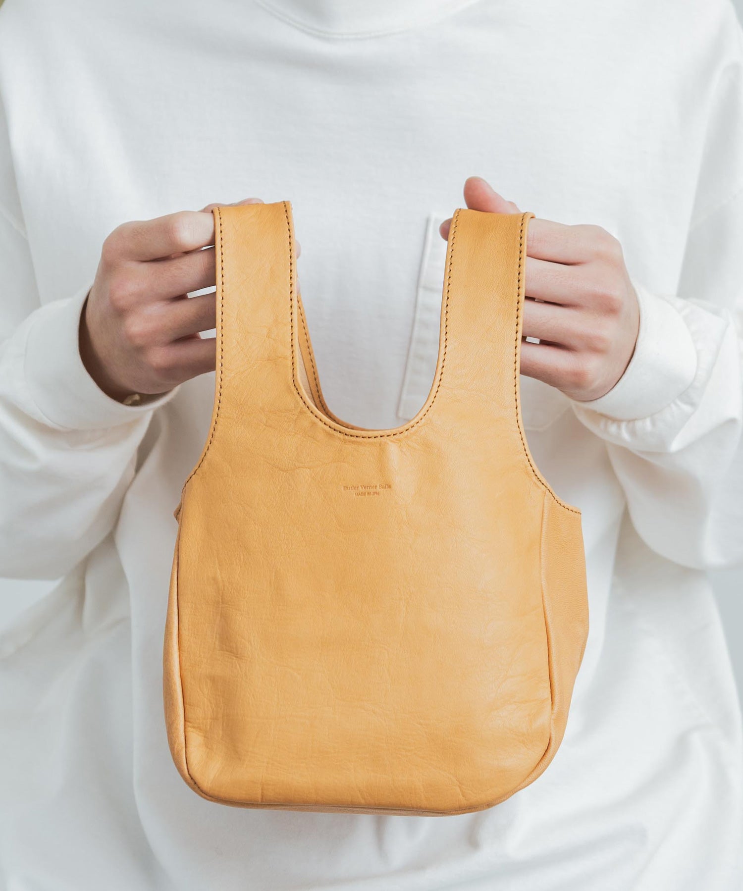 Butler Verner Sails バトラーバーナーセイルズ 日本製 国産 馬革シンプルミニトート JA-2664-22 12316