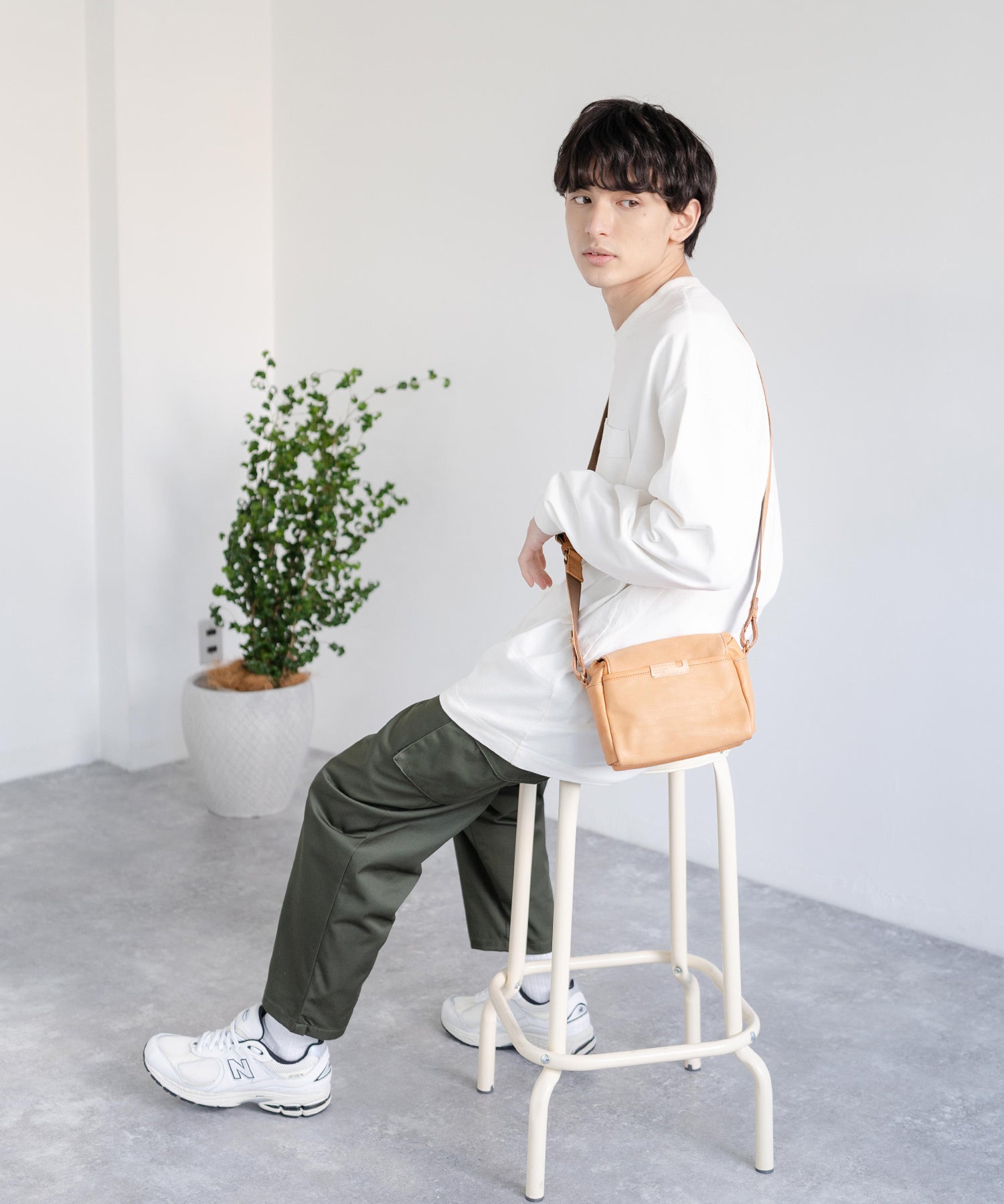 Butler Verner Sails バトラーバーナーセイルズ 日本製 国産フラップボックス馬革ショルダーバッグ JA-2597 11477