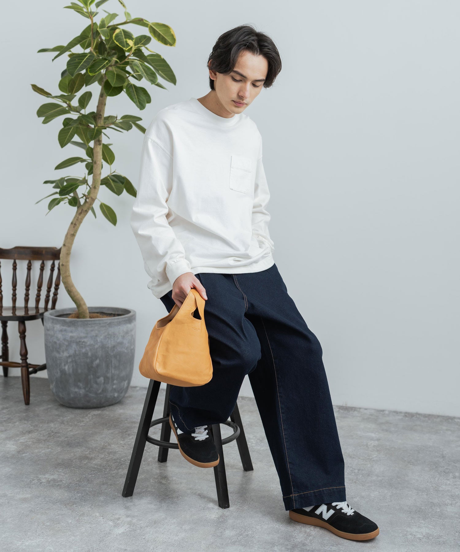 Butler Verner Sails バトラーバーナーセイルズ 日本製 国産 馬革シンプルミニトート JA-2664-22 12316