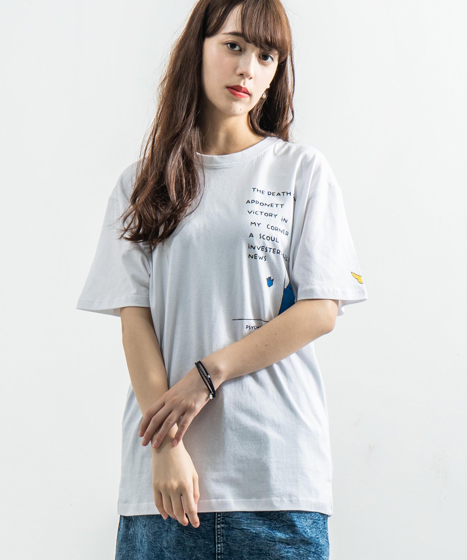 プレート リング チャーム 本革ブレスレット 9569