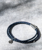 プレート リング チャーム 本革ブレスレット 9569