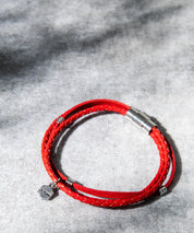 プレート リング チャーム 本革ブレスレット 9569