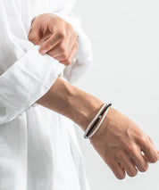 プレート リング チャーム 本革ブレスレット 9569