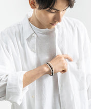 プレート リング チャーム 本革ブレスレット 9569