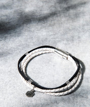 プレート リング チャーム 本革ブレスレット 9569