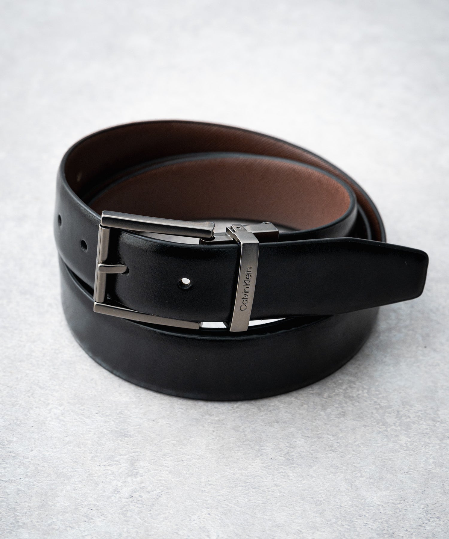 Calvin Klein カルバンクライン リバーシブルレザーベルト 14404