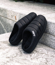 【SUBU/スブ】 サンダル F-line/ワンポイントロゴ刺繍モックシューズスリッポンスリッパ 15384