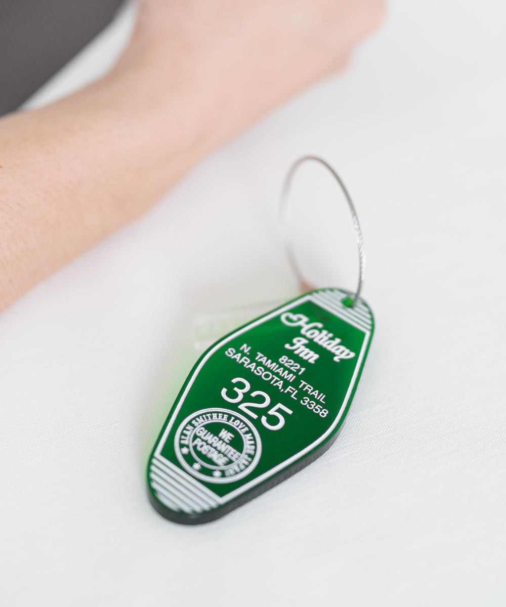 日本製 アクリルホテルキーリング ACRYLIC HOTEL KEY HOLDER(325) AW-1298-2 1938