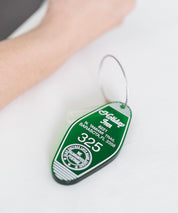 日本製 アクリルホテルキーリング ACRYLIC HOTEL KEY HOLDER(325) AW-1298-2 1938