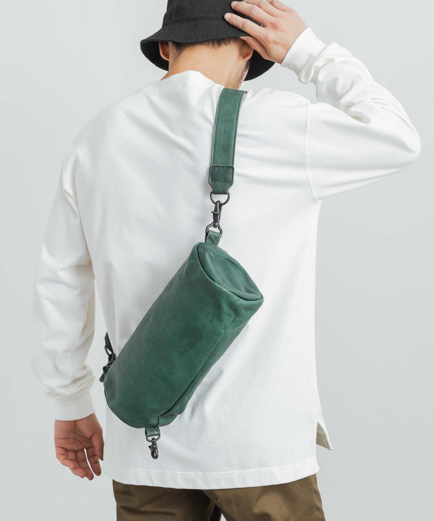 Butler Verner Sails バトラーバーナーセイルズ 日本製 国産馬革ロールショルダー JA-1059 6033