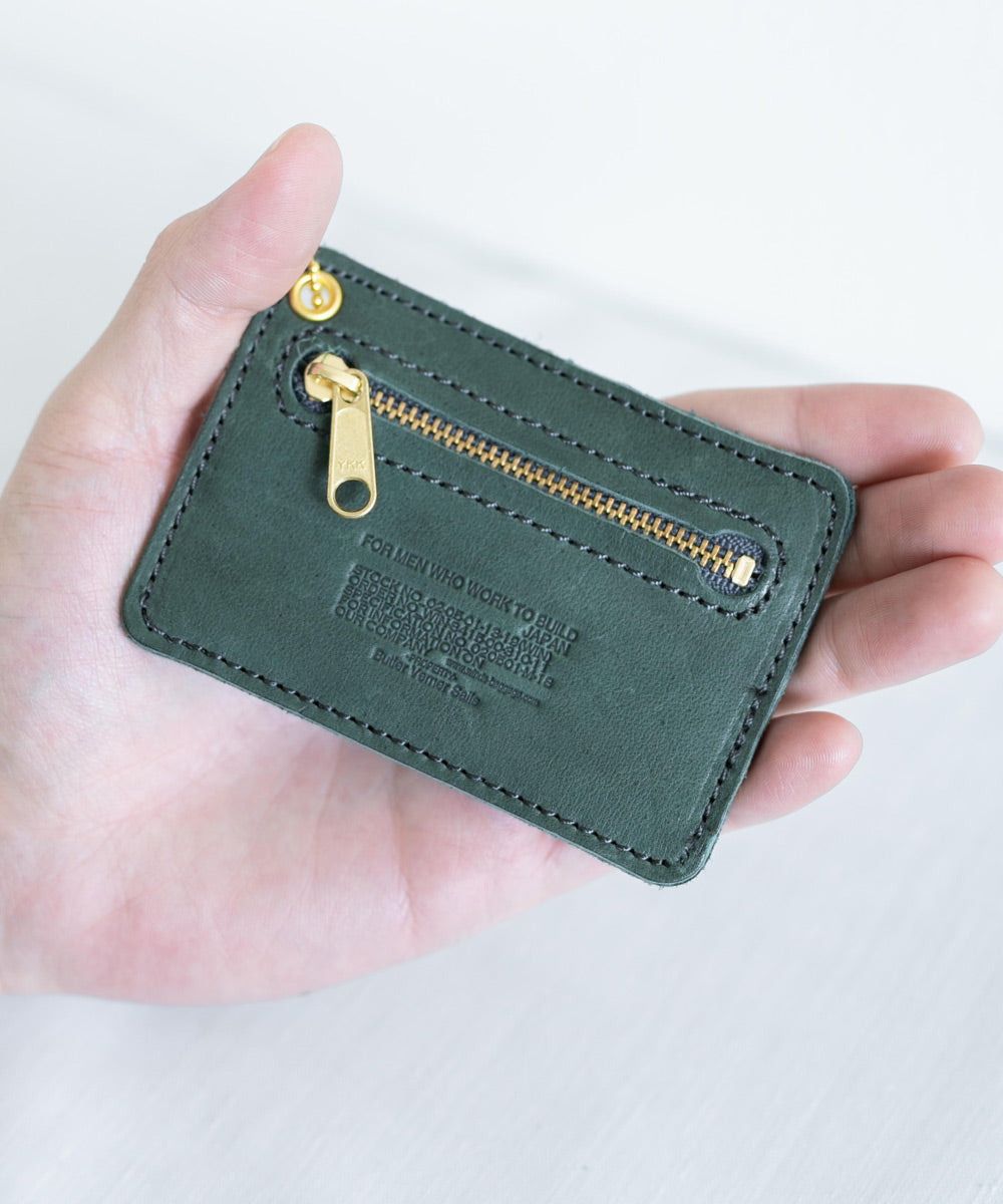 Butler Verner Sails バトラーバーナーセイルズ 日本製 ZIP付馬革パスケース JA-1182　11041