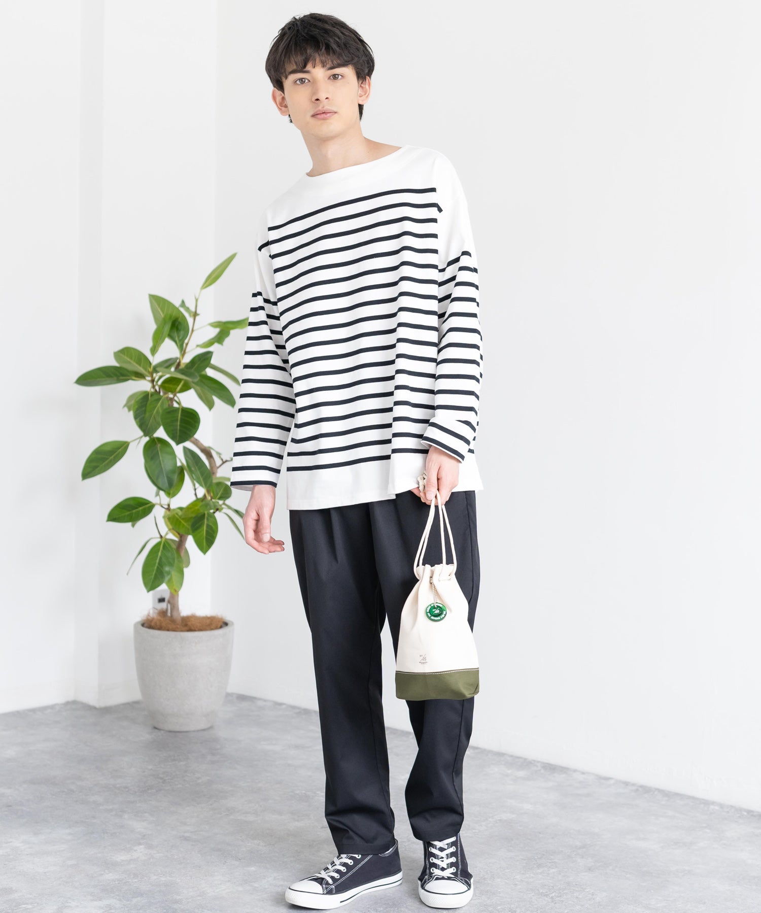 Butler Verner Sails バトラーバーナーセイルズ 日本製 国産キャンバス巾着トートバッグ JA-1979 6500