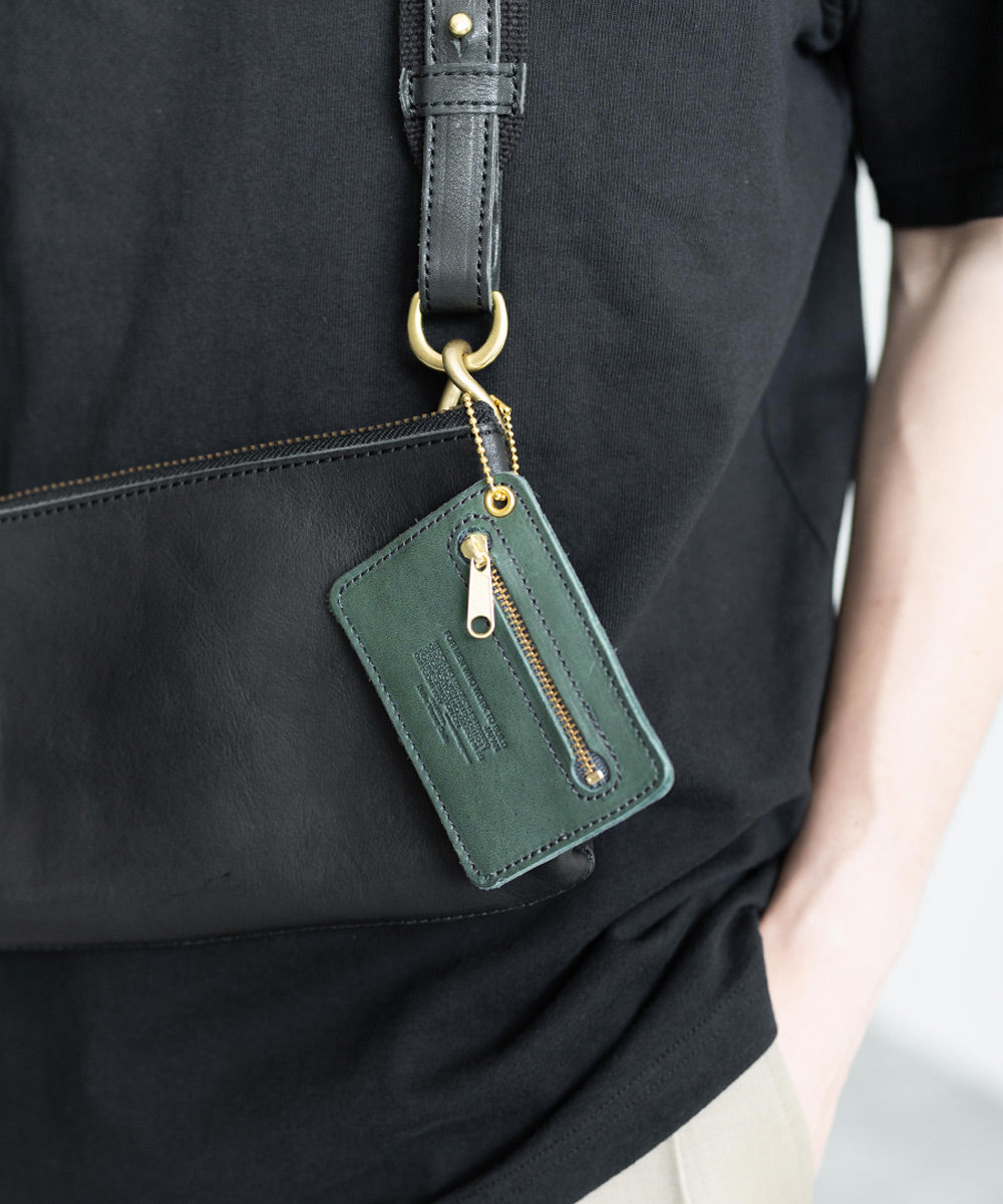 Butler Verner Sails バトラーバーナーセイルズ 日本製 ZIP付馬革パスケース JA-1182　11041