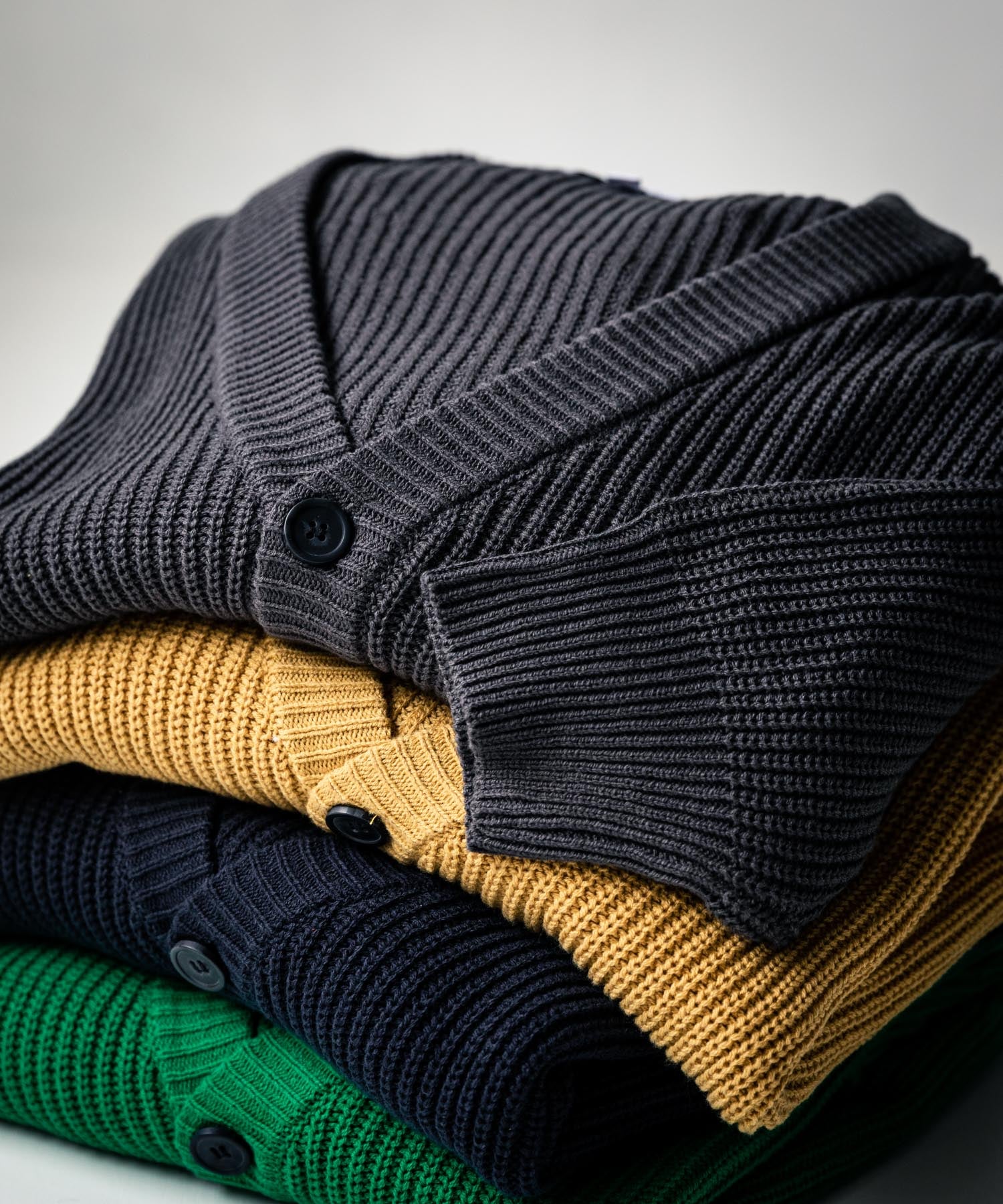 ハイバルキー片畦編み オーバーサイズ ウォッシャブルニット ビッグシルエットカーディガン 11313