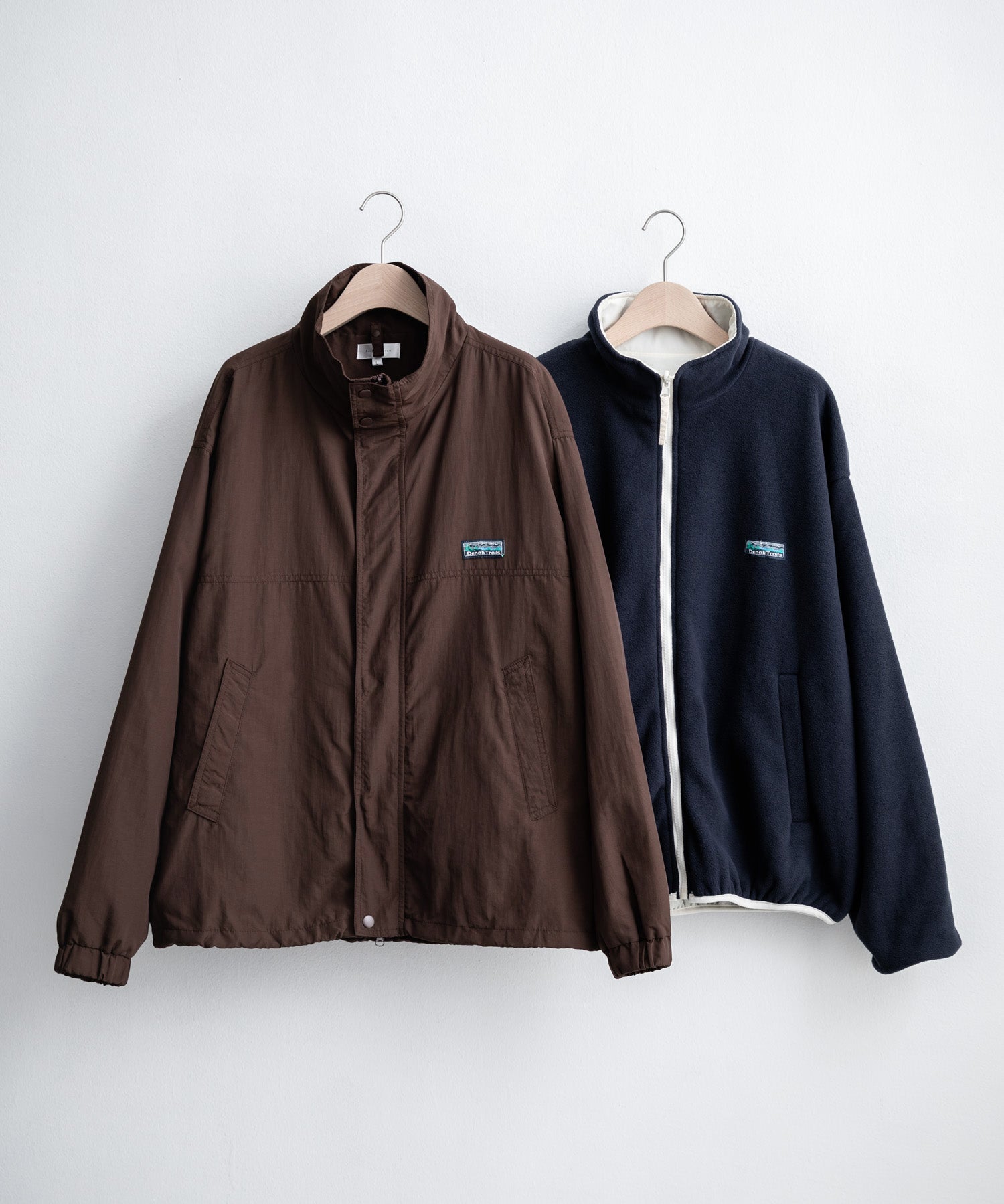 4WAYオーバーサイズスタンドカラー着脱ライナー付きショート丈ブルゾン 16120