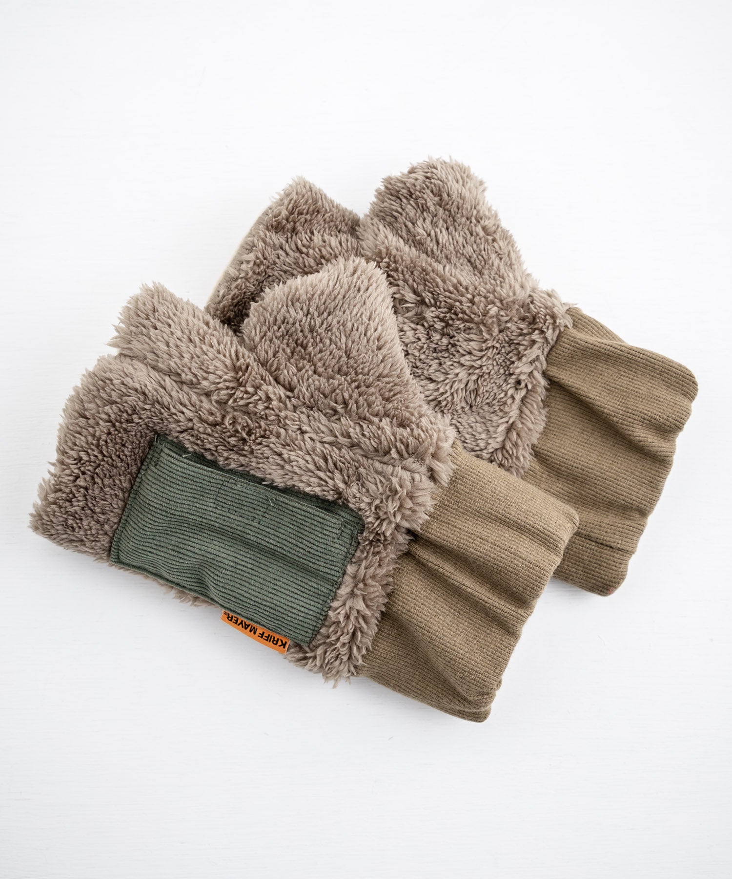 KRIFF MAYER クリフメイヤー デミグラブハンドウォーマー/フィンガーレスボア手袋 2527806 14966