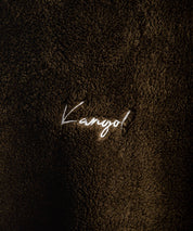 KANGOL カンゴール 別注コラボ ロゴ刺繍シャギーボアフリースクルーネックトレーナー 14625