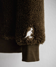 KANGOL カンゴール 別注コラボ ロゴ刺繍シャギーボアフリースクルーネックトレーナー 15988　