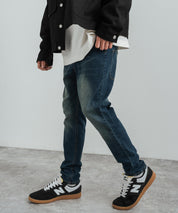 ストレッチデニム テーパードスキニーサルエルパンツ 12275