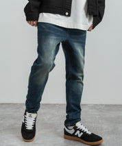 ストレッチデニム テーパードスキニーサルエルパンツ 12275