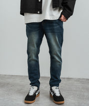 ストレッチデニム テーパードスキニーサルエルパンツ 12275