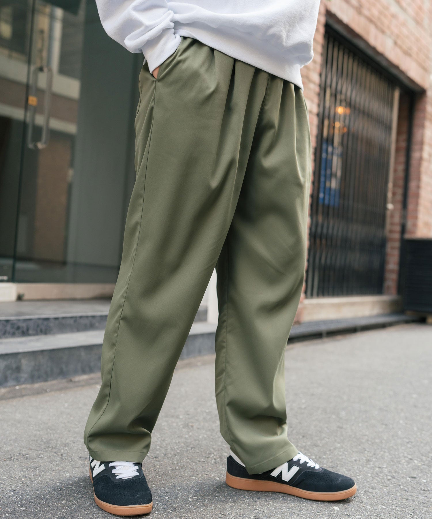 ワイドテーパード スケーターワークパンツ イージーシェフパンツ 11448