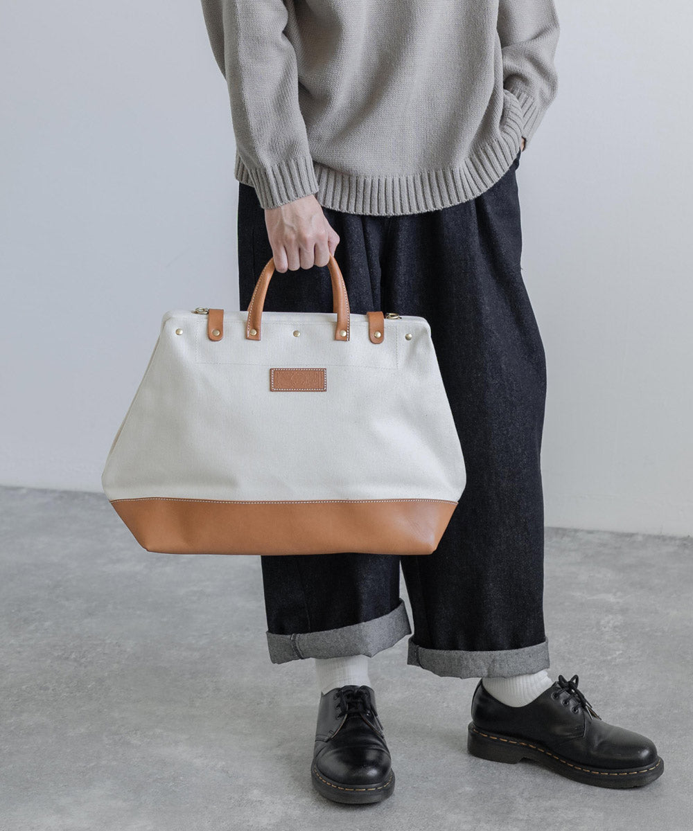 Butler Verner Sails バトラーバーナーセイルズ 日本製 国産 口金ワークボストン JA-0997-2 2269