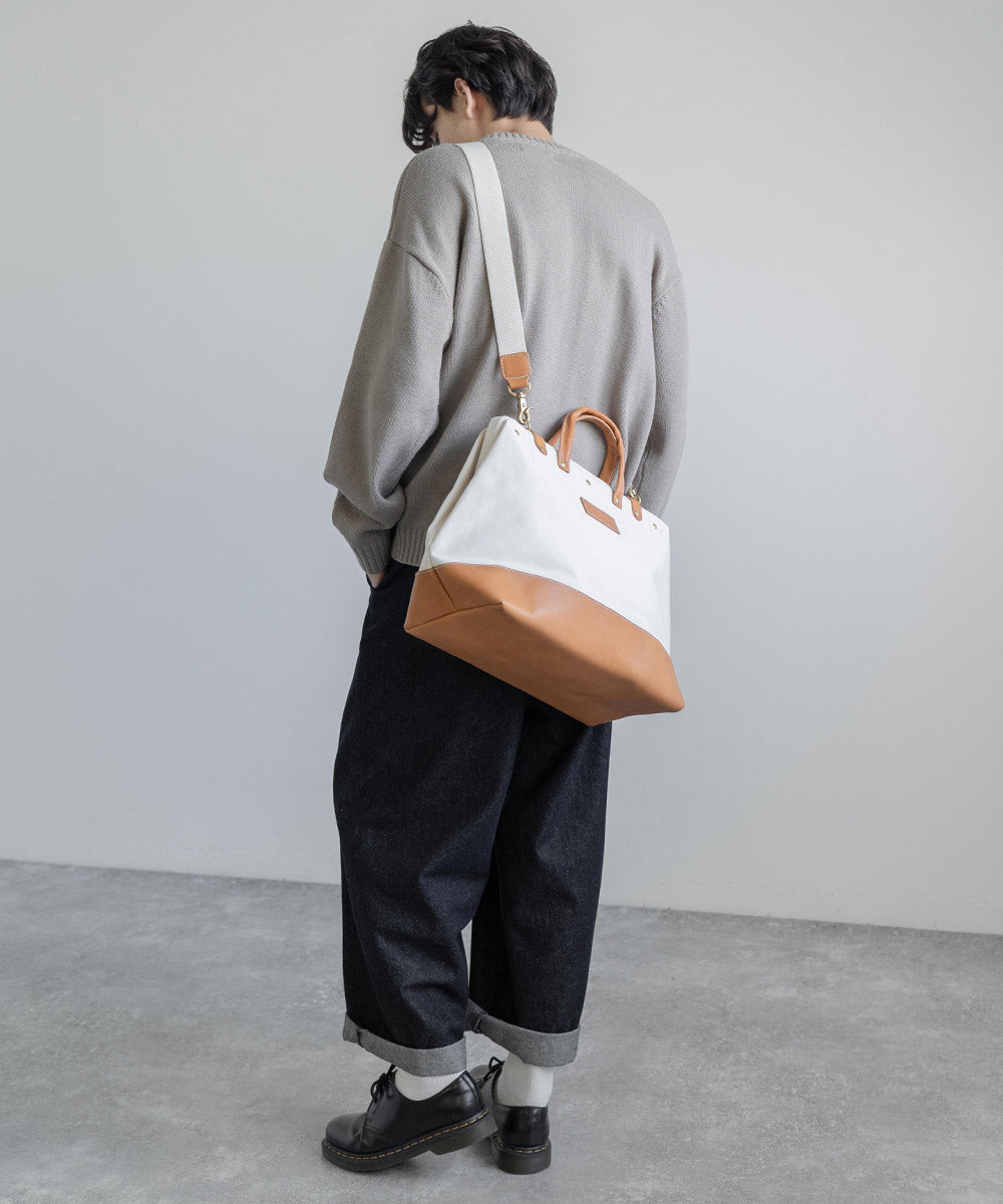 Butler Verner Sails バトラーバーナーセイルズ 日本製 国産 口金ワークボストン JA-0997-2 2269