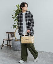 Butler Verner Sails バトラーバーナーセイルズ バンブー×本革マーケットバスケットSサイズ VR-2502 12336