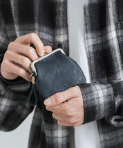 Butler Verner Sails バトラーバーナーセイルズ 日本製 国産ホースレザーがま口ミニウォレット JW-2715 12335