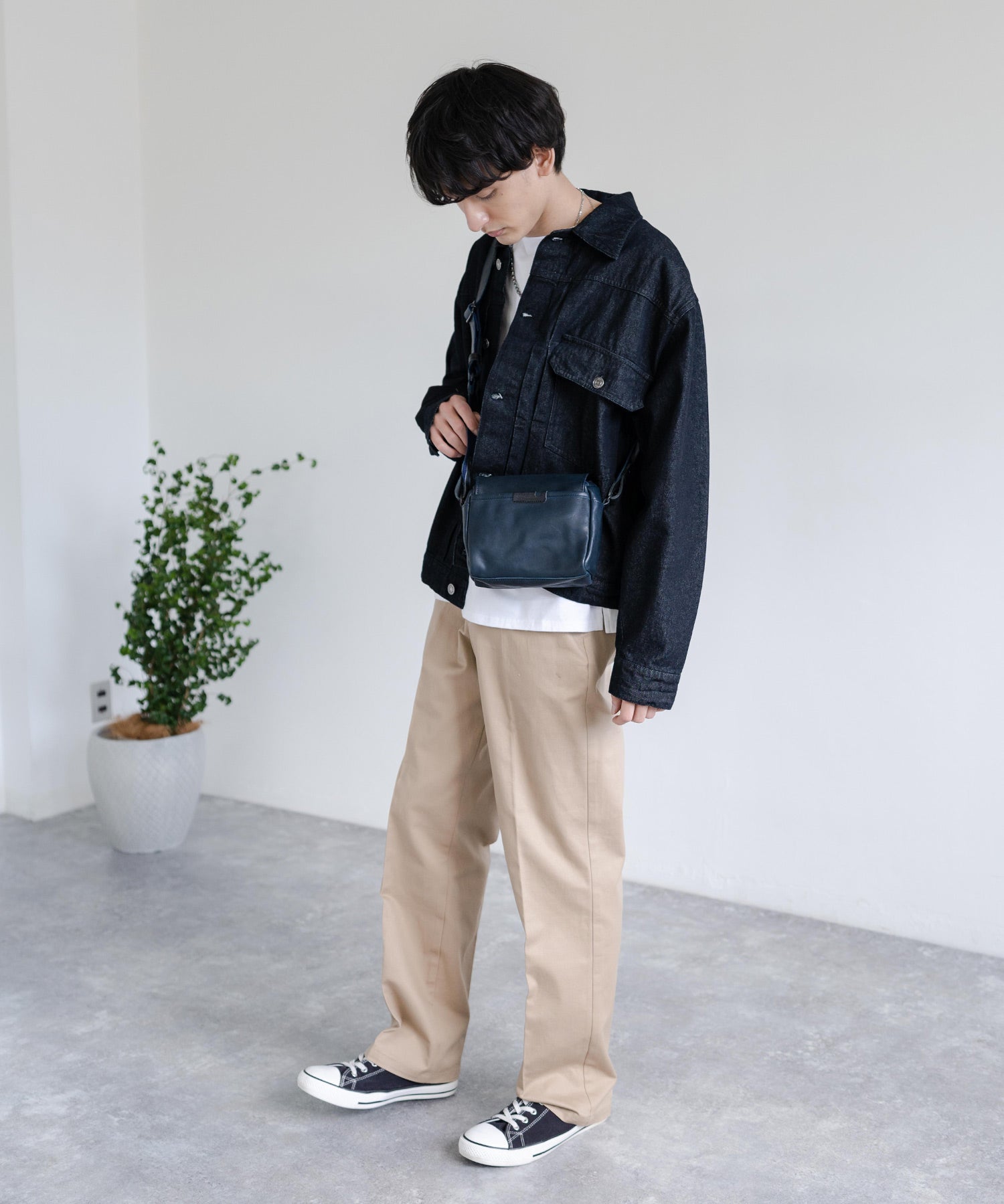 Butler Verner Sails バトラーバーナーセイルズ 日本製 国産フラップボックス馬革ショルダーバッグ JA-2597 11477