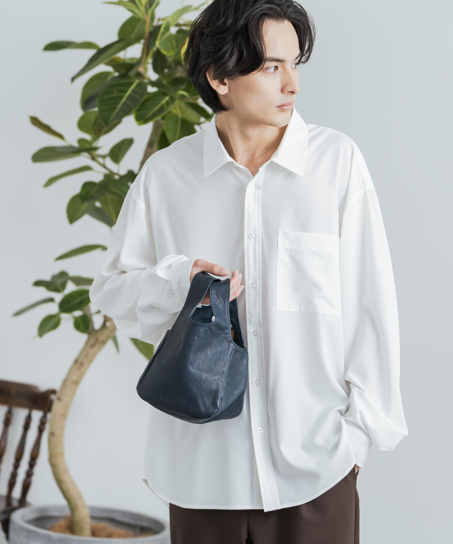 Butler Verner Sails バトラーバーナーセイルズ 日本製 国産 馬革シンプルミニトート JA-2664-22 12316