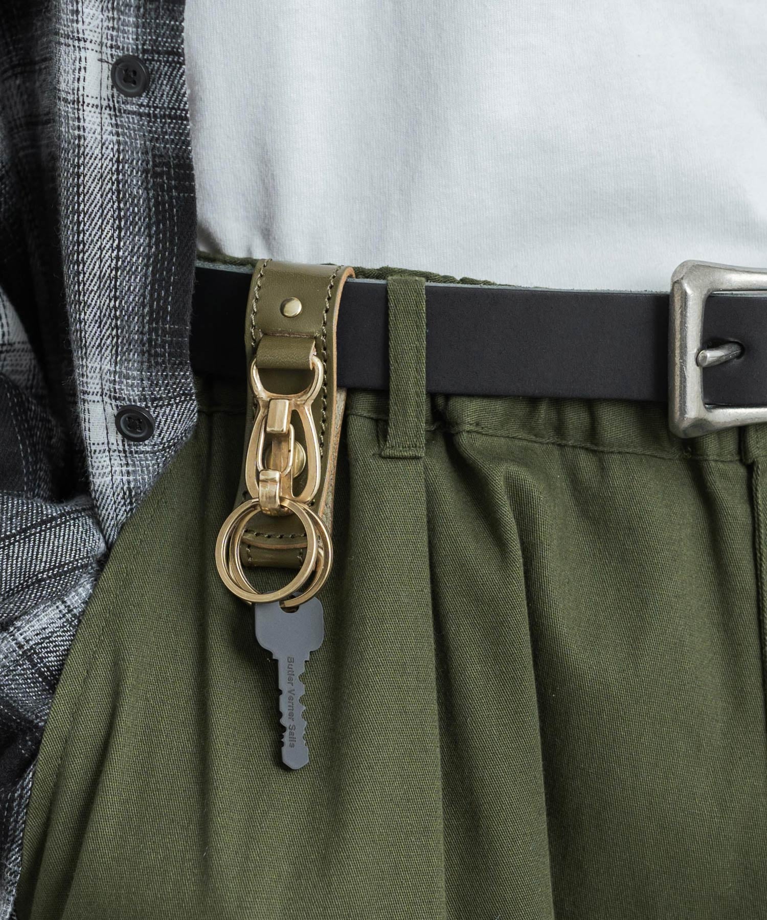 Butler Verner Sails バトラーバーナーセイルズ 日本製 国産 栃木レザーホルダーベルトキーホルダー JW-2473 12338