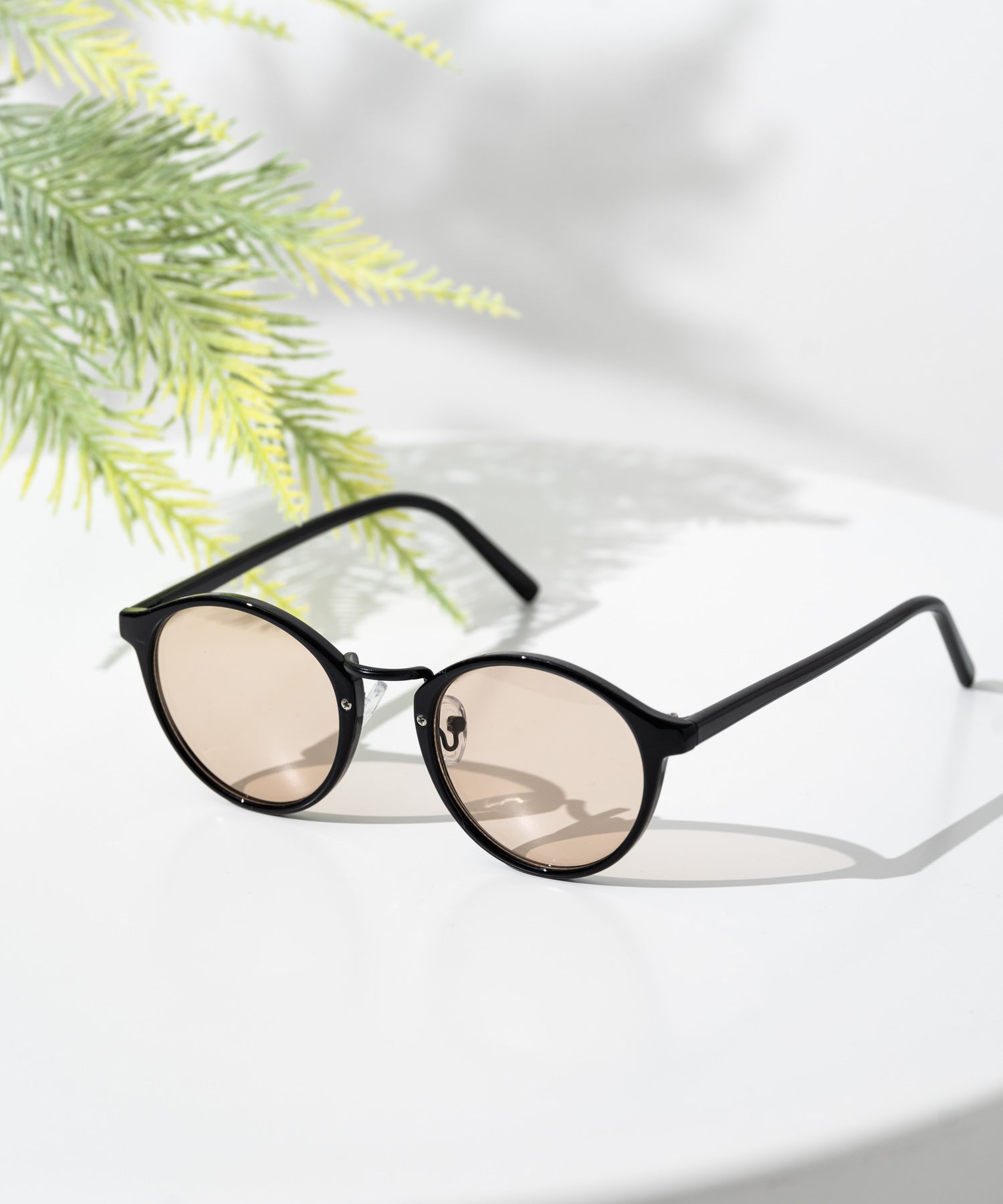 細フレーム ボストンカラーレンズサングラス/伊達メガネ 15862 – Rocky
