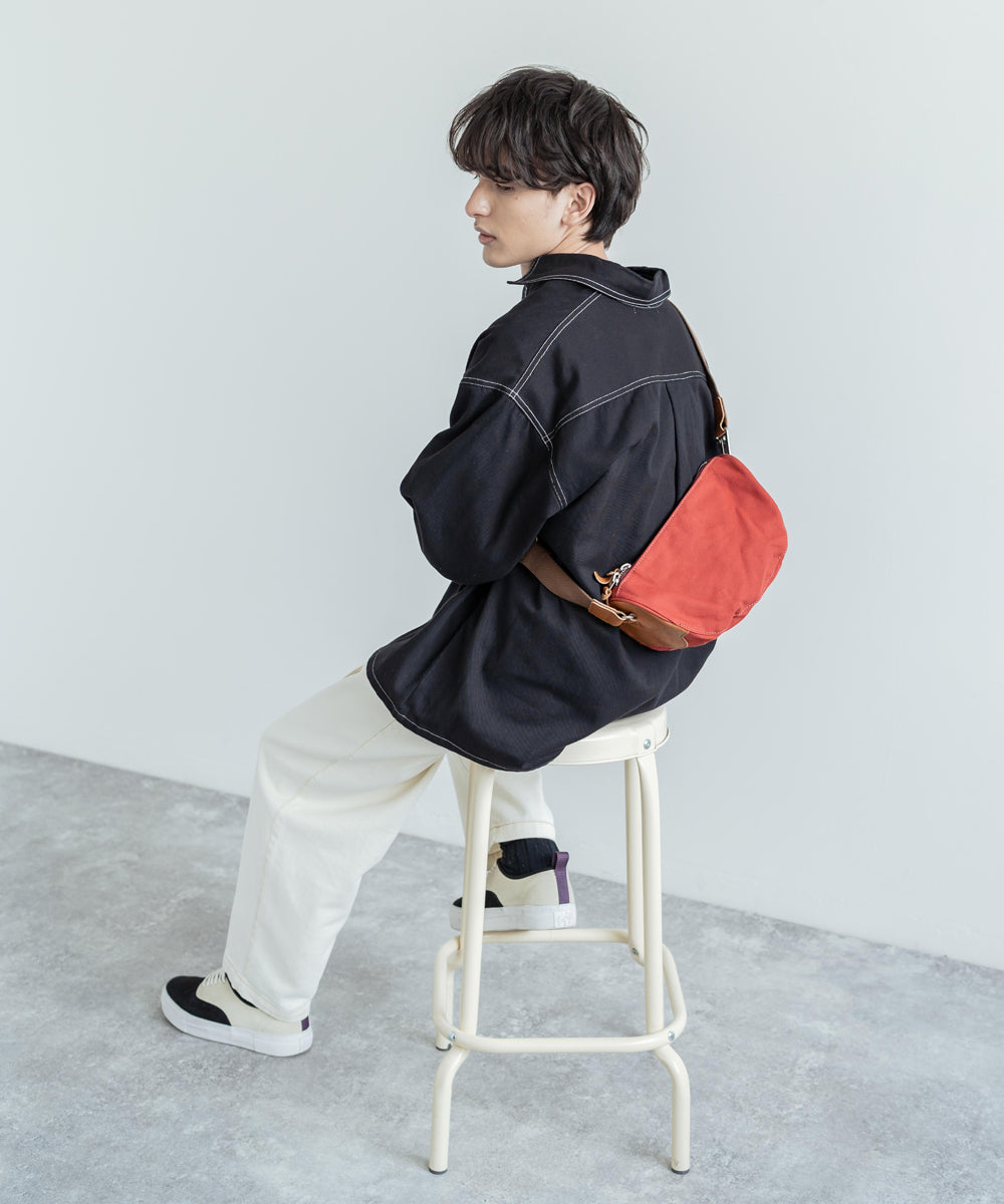 Butler Verner Sails バトラーバーナーセイルズ 日本製 国産 牛革パラフィン加工ミニショルダーバッグ JA-0637-2 2064