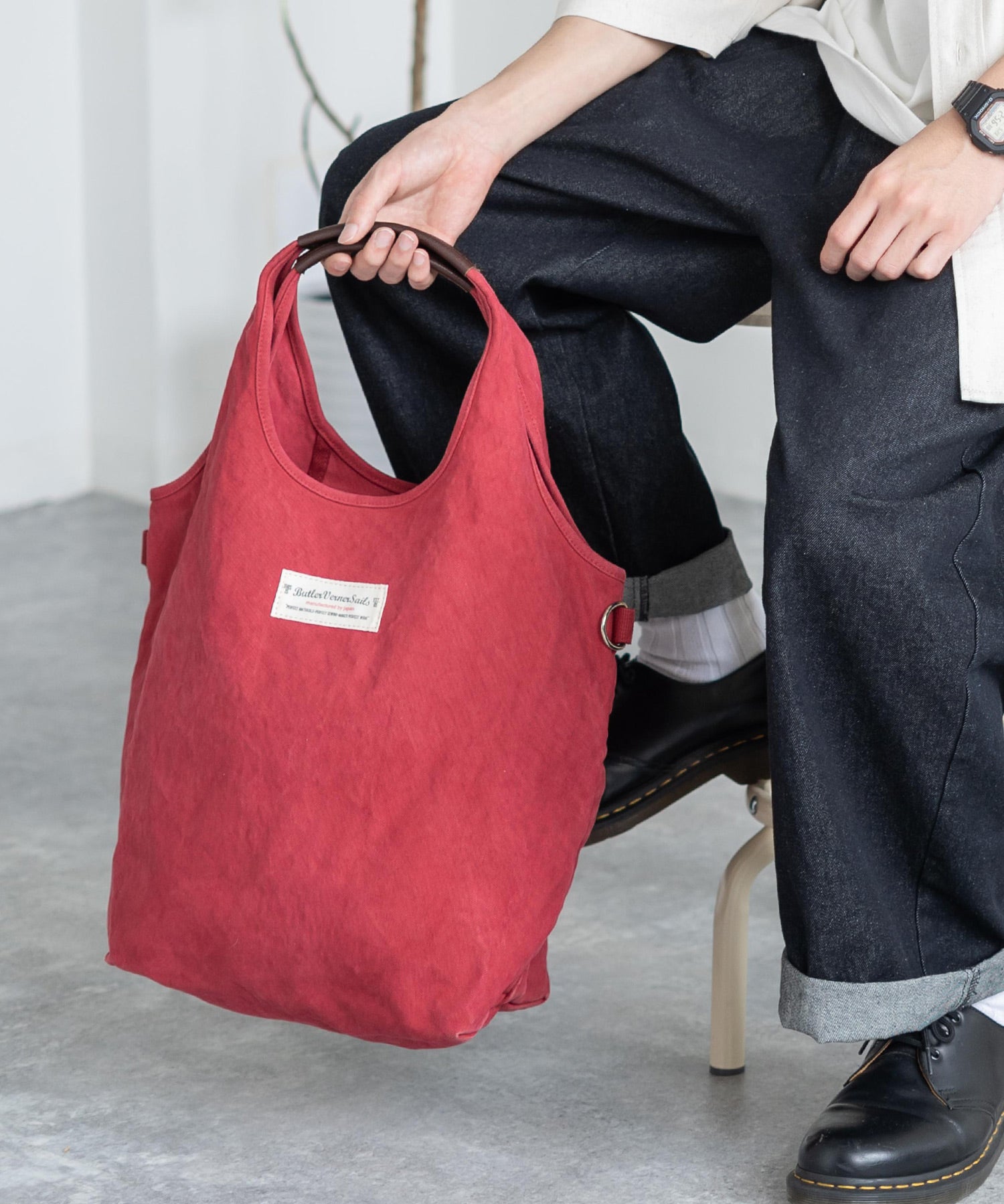 Butler Verner Sails バトラーバーナーセイルズ 日本製 国産反応染め2WAYショルダーバッグ JA-1473-3 6042