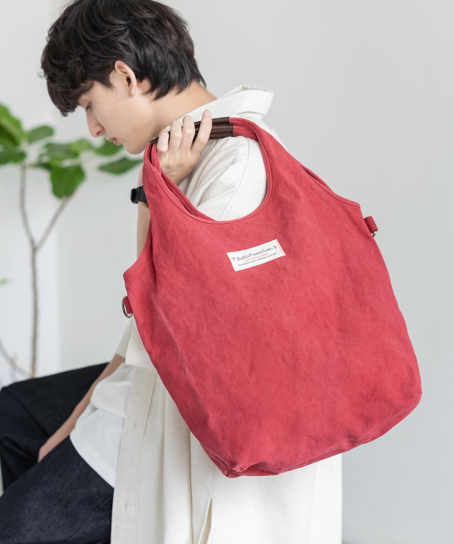 Butler Verner Sails バトラーバーナーセイルズ 日本製 国産反応染め2WAYショルダーバッグ JA-1473-3 6042