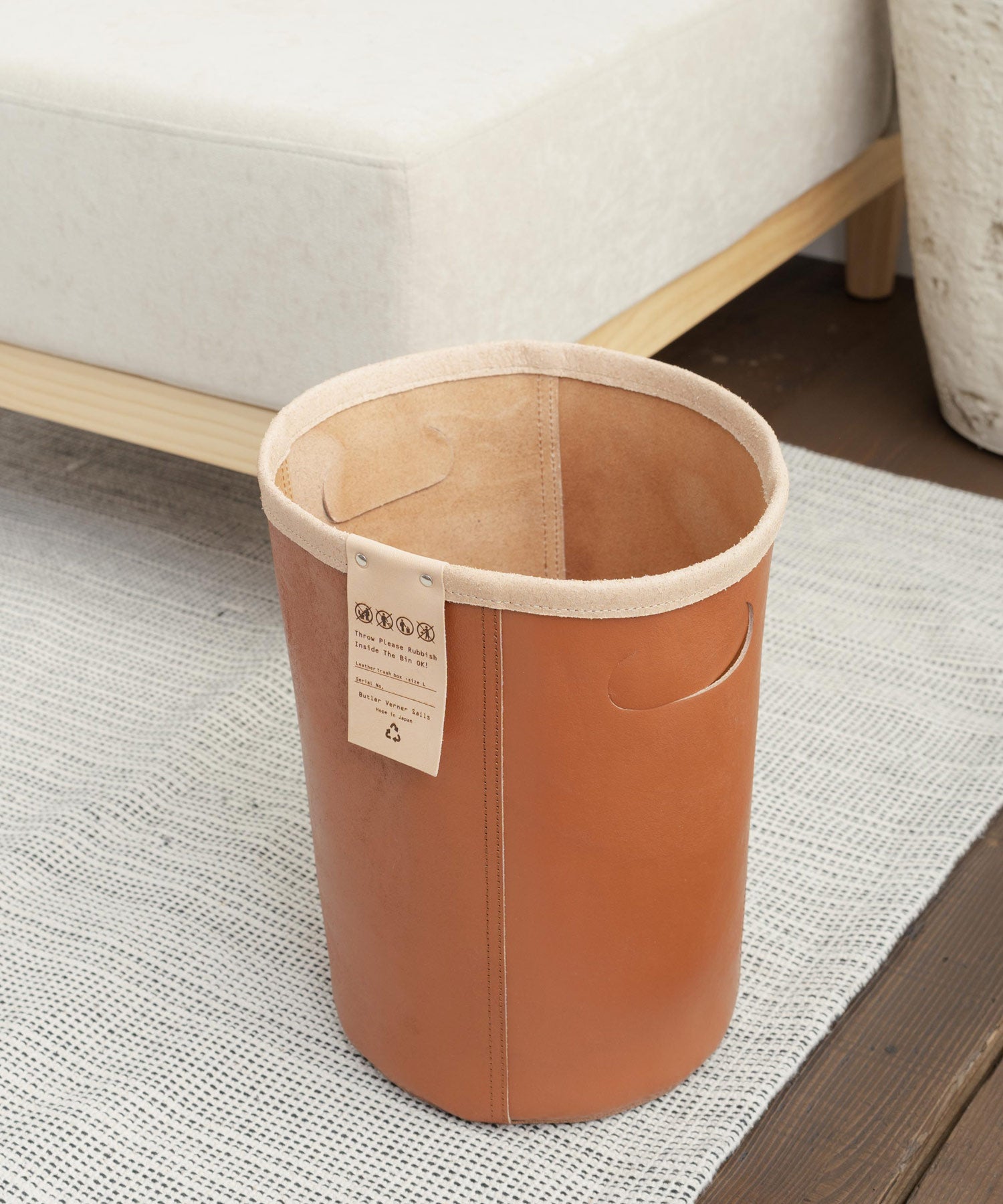 Butler Verner Sails バトラーバーナーセイルズ 国産/日本製 牛トコ革トラッシュボックス JI-2652 11759